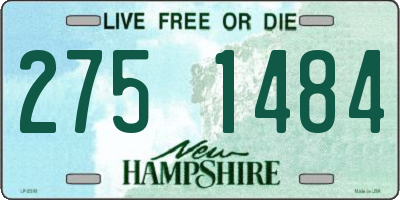 NH license plate 2751484