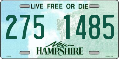 NH license plate 2751485