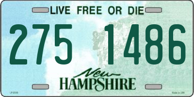 NH license plate 2751486