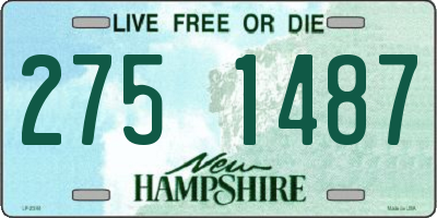 NH license plate 2751487