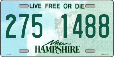 NH license plate 2751488
