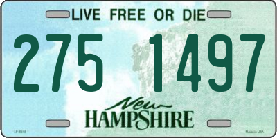 NH license plate 2751497
