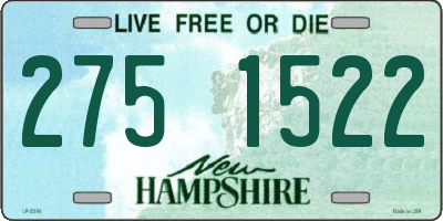 NH license plate 2751522