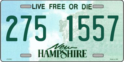 NH license plate 2751557