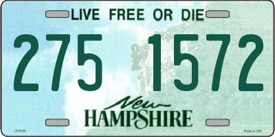 NH license plate 2751572