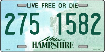 NH license plate 2751582