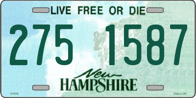 NH license plate 2751587