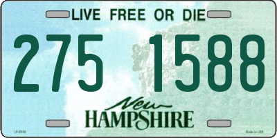 NH license plate 2751588