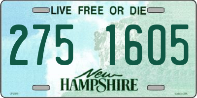 NH license plate 2751605