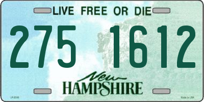 NH license plate 2751612