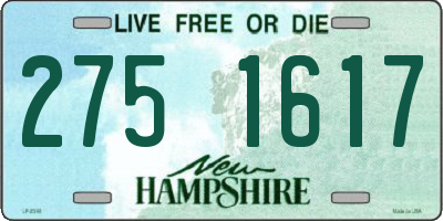 NH license plate 2751617