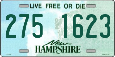 NH license plate 2751623
