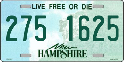 NH license plate 2751625