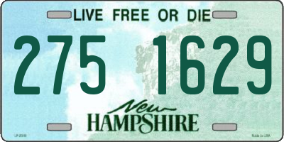 NH license plate 2751629