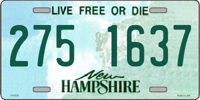 NH license plate 2751637