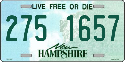 NH license plate 2751657