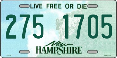 NH license plate 2751705