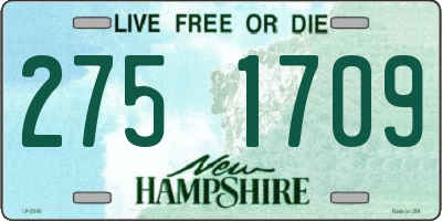 NH license plate 2751709