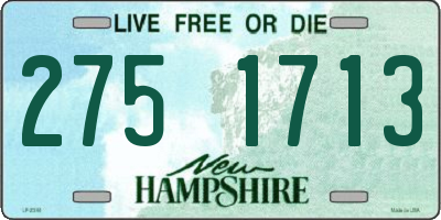 NH license plate 2751713