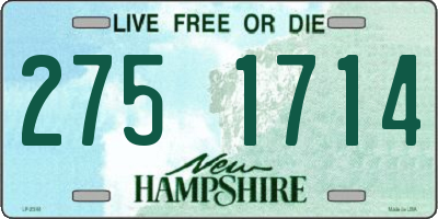 NH license plate 2751714