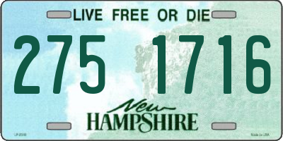 NH license plate 2751716