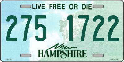 NH license plate 2751722