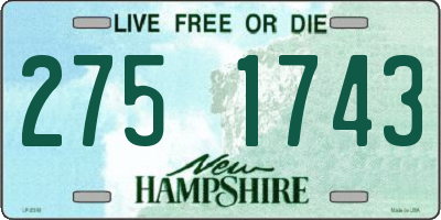 NH license plate 2751743