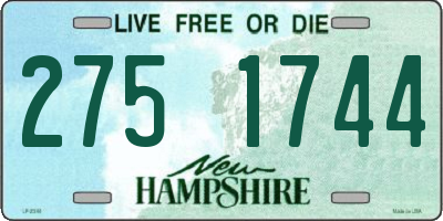 NH license plate 2751744