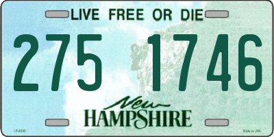 NH license plate 2751746