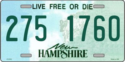 NH license plate 2751760