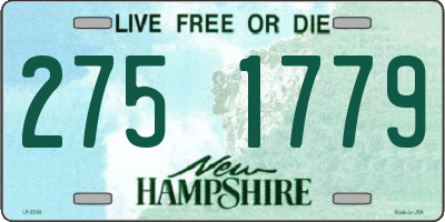 NH license plate 2751779
