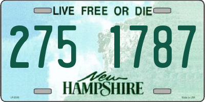 NH license plate 2751787