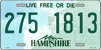 NH license plate 2751813