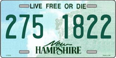 NH license plate 2751822