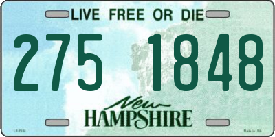 NH license plate 2751848
