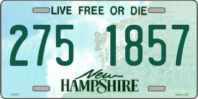 NH license plate 2751857