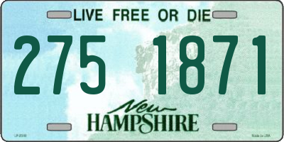 NH license plate 2751871
