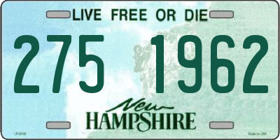 NH license plate 2751962