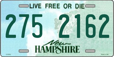 NH license plate 2752162