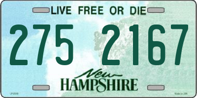 NH license plate 2752167
