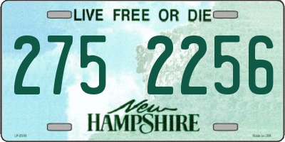 NH license plate 2752256