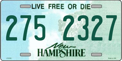 NH license plate 2752327