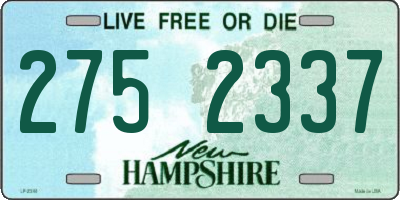 NH license plate 2752337