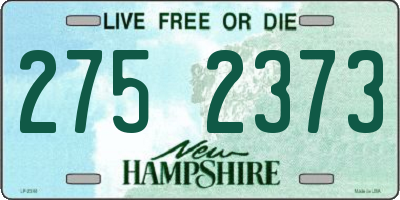NH license plate 2752373