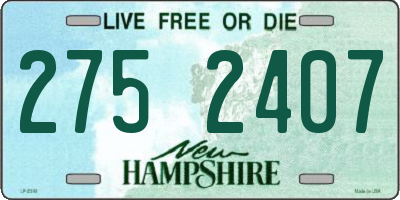 NH license plate 2752407