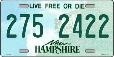 NH license plate 2752422
