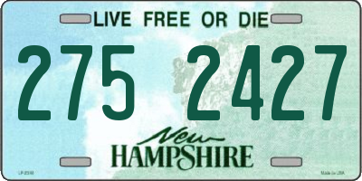 NH license plate 2752427