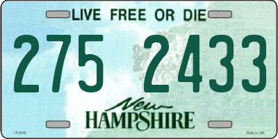 NH license plate 2752433