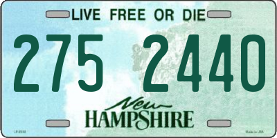 NH license plate 2752440