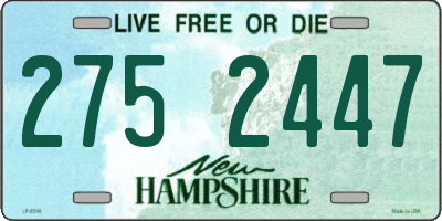 NH license plate 2752447